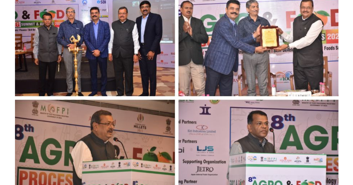 ASSOCHAM Gujarat Council organised 8th Agro & Food Processing Summit & Awards 2023, Ahmedabad